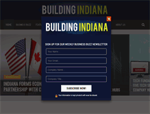 Tablet Screenshot of buildingindiana.com
